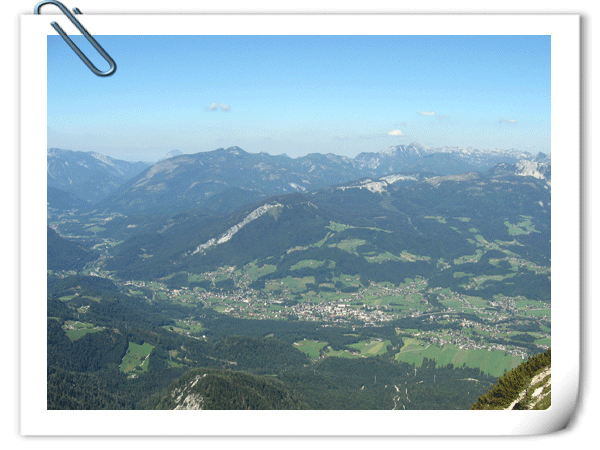 Blick auf Bad Goisern